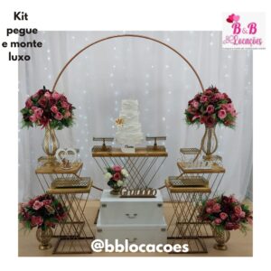 Kit Pegue e monte decoração aniversário noivado Guarulhos – Casamento – Flores marsala