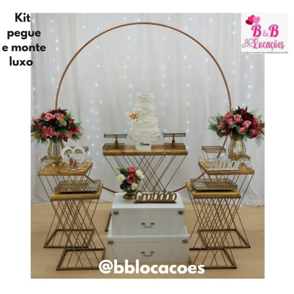 Kit Pegue e monte decoração aniversário noivado Guarulhos – Casamento – Flores marsala