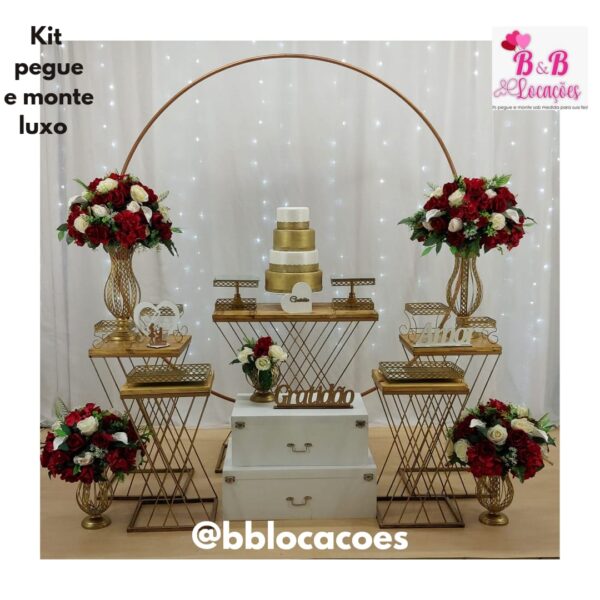 Kit Pegue e monte decoração aniversário noivado Guarulhos – Casamento – Flores vermelhas