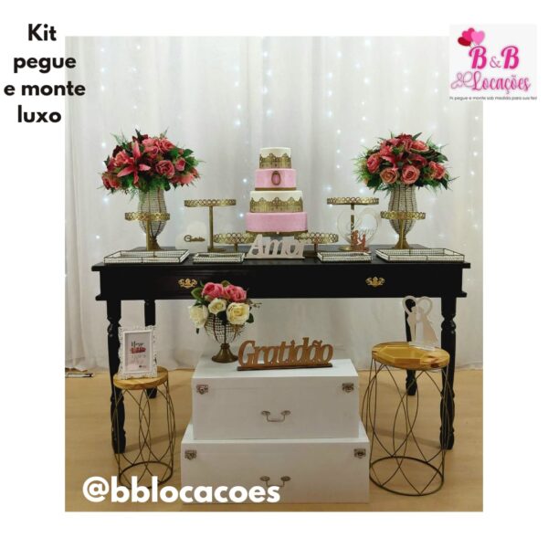 Kit Pegue e monte decoração aniversário noivado Guarulhos – Casamento – Rústico Flores - Image 2