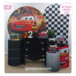 Carros Relâmpago Mcqueen - Kit Luxo