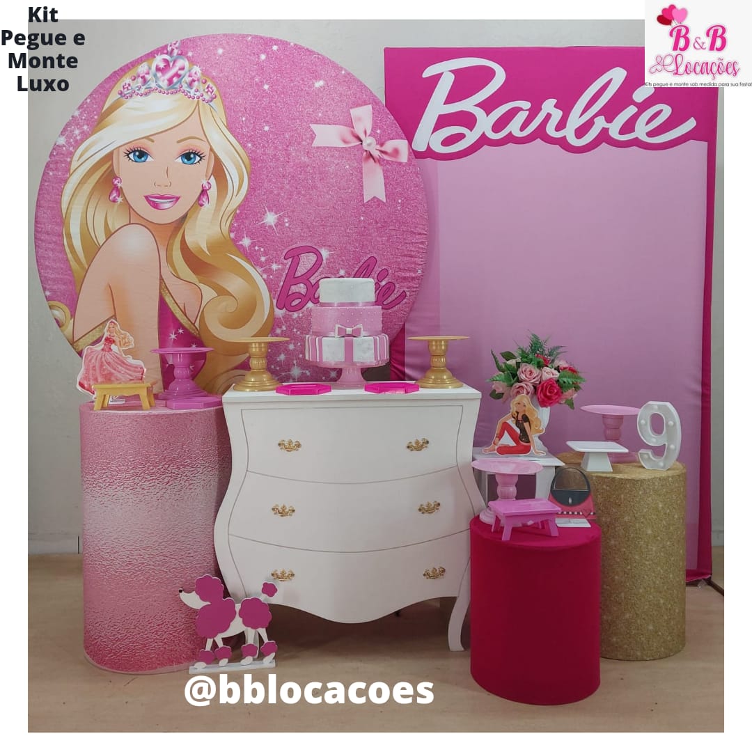 Kit festa barbie luxo