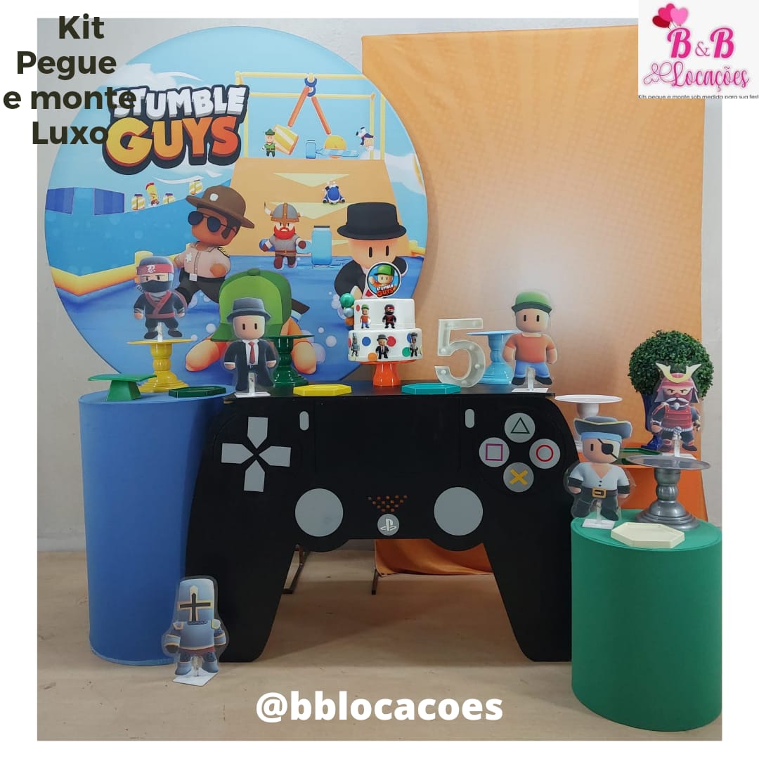 Kit Pegue e monte decoração aniversário infantil Guarulhos – menino – Stumble  guys - Pegue e Monte