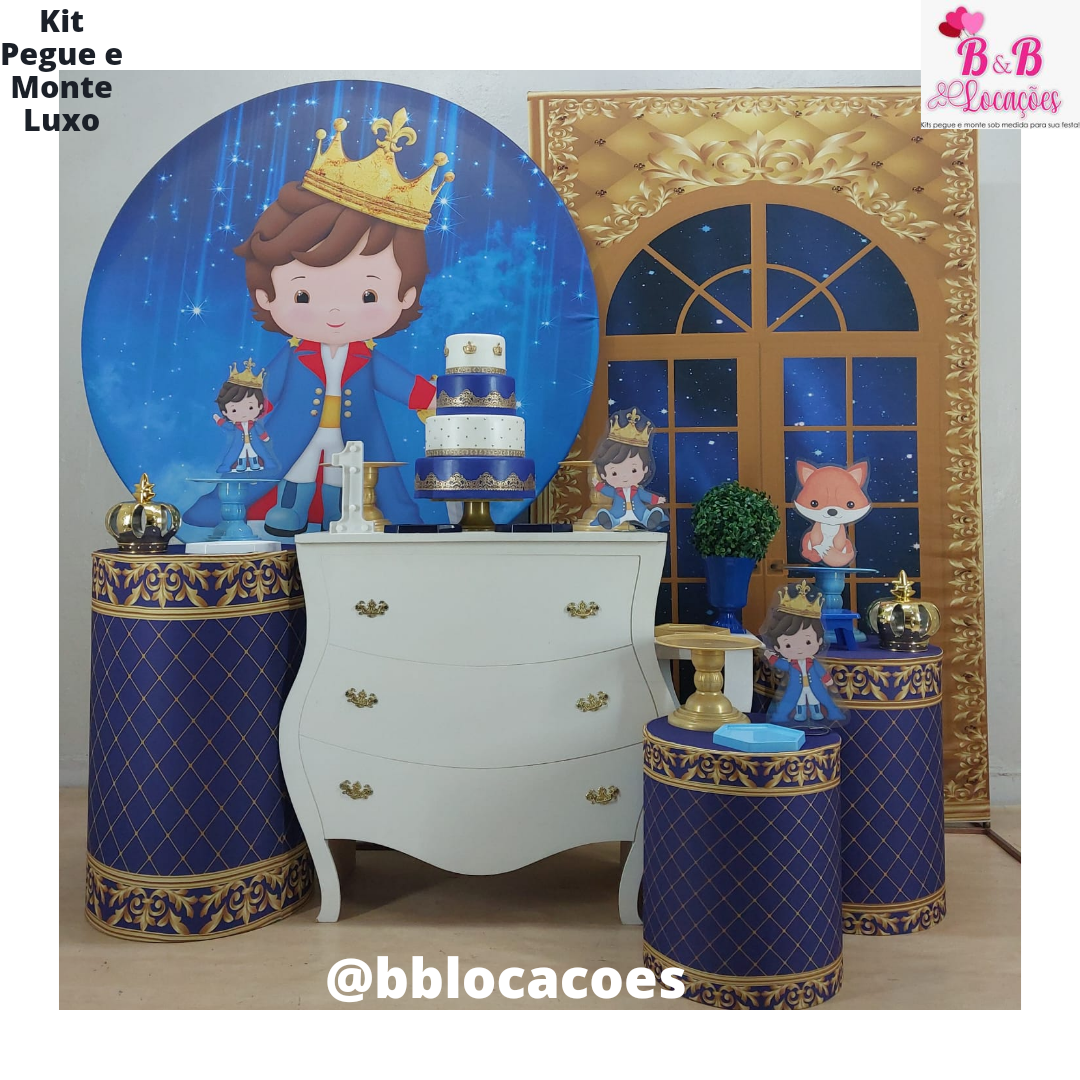Kit Festa O Pequeno Príncipe Baby 265 Peças (30 pessoas) - Produto  artesanal - Kit Decoração de Festa - Magazine Luiza
