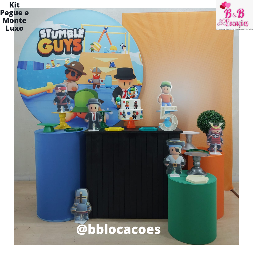 Kit Festa Master Stumble Guys - Decoração Infantil