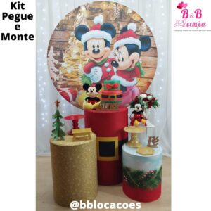Kit Pegue e monte decoração Natal Guarulhos – Festas natalinas– Mickey e Minnie