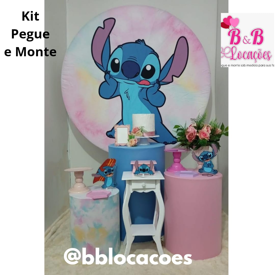 Kit Pegue e monte decoração aniversário infantil Guarulhos – menina – Lilo  e Stitch - Pegue e Monte