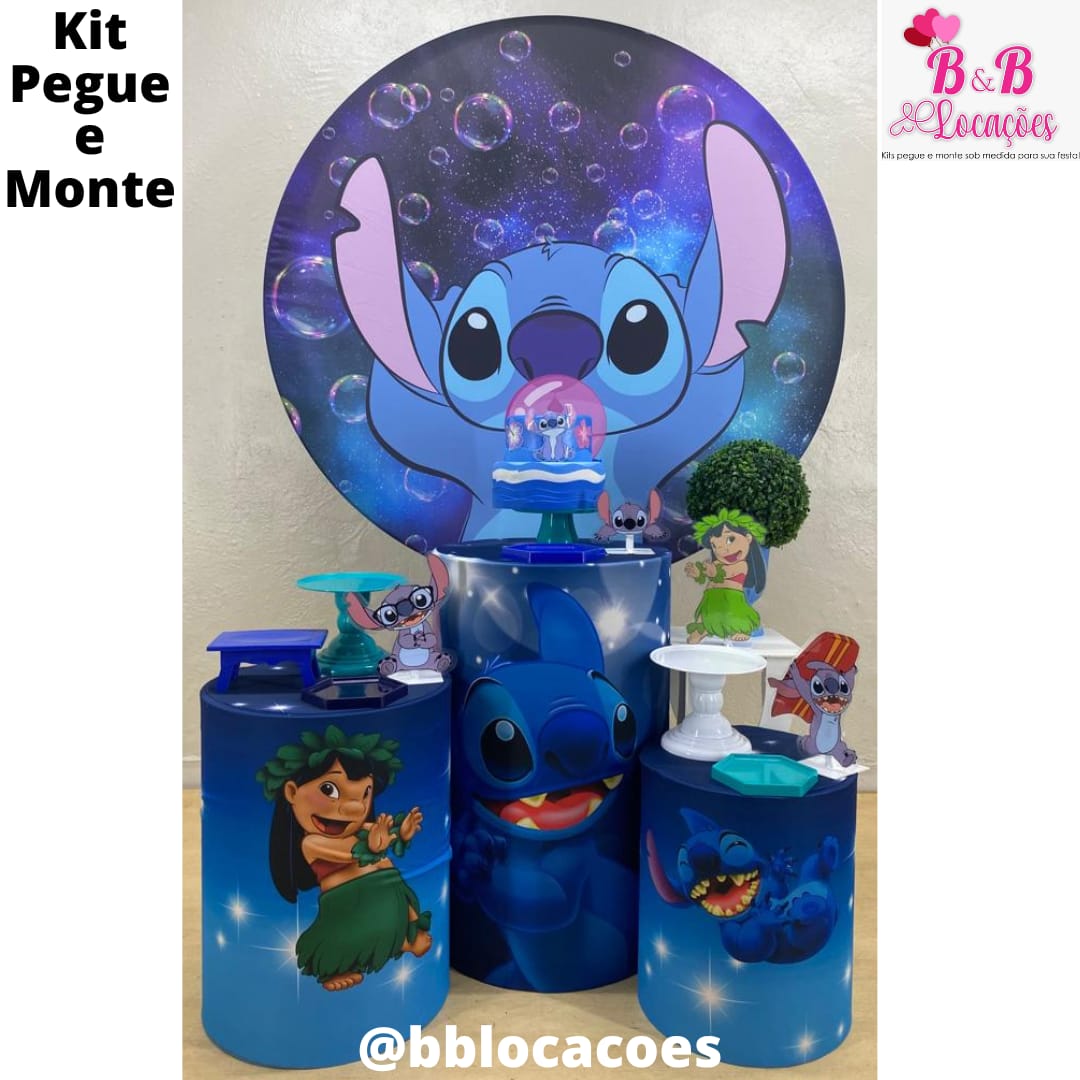 Kit Pegue e monte decoração aniversário infantil Guarulhos – menina -  menino – Stitch - Pegue e Monte