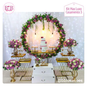 Kit Ouro - Flores Lavanda