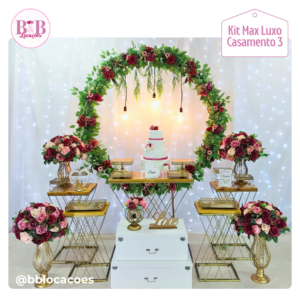 Kit Ouro - Flores Marsala