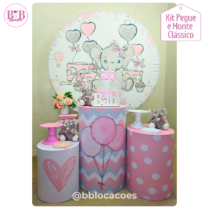 Elefantinha Rosa - Kit Clássico