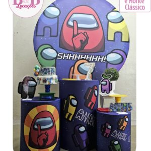 Kit Pegue e monte decoração aniversário infantil Guarulhos – menino – Among Us