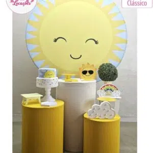 Kit Pegue e monte decoração aniversário infantil Guarulhos – menina – menino - Sol Solzinho
