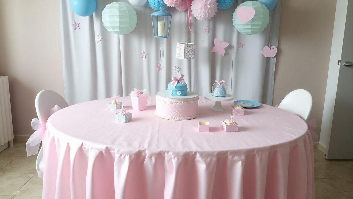 Decoração Personalizada para Chá Revelação