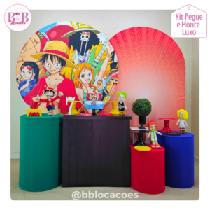 Kit Pegue e monte decoração aniversário infantil Guarulhos – menino – One Piece