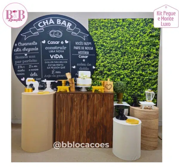 Kit Pegue e monte decoração aniversário Chá casa nova Guarulhos – Chá cozinha – Chá bar