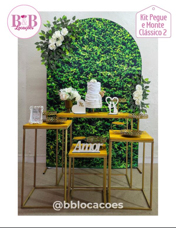 Kit Pegue e monte decoração casamento noivado Guarulhos – Romano folhagens