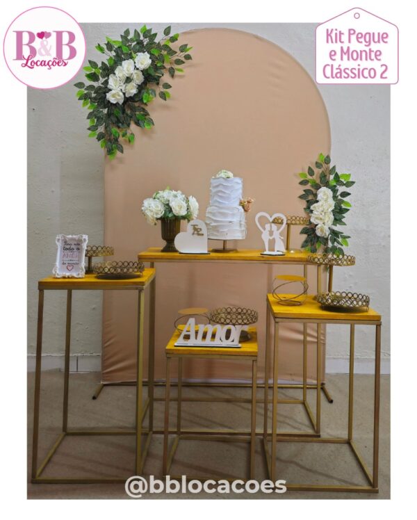 Kit Pegue e monte decoração casamento noivado Guarulhos – Romano folhagens - Image 10