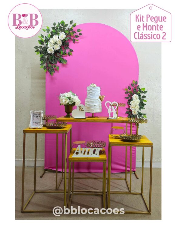 Kit Pegue e monte decoração casamento noivado Guarulhos – Romano folhagens - Image 3