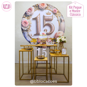 15 anos floral - Kit Clássico