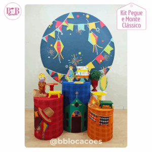 Festa Junina Arraiá Azul - Kit Clássico 1