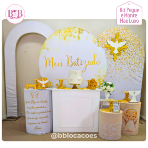 Meu batizado - Kit Max Luxo