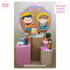 Chá Revelação Festa Junina / Arraiá - Kit Clássico