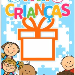 Painel interativo - Dia das crianças 1 Azul