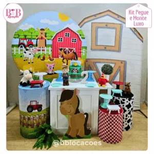 Fazendinha Menino - Kit Luxo
