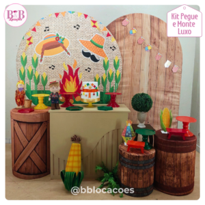 Festa Junina Chapéu - Kit Luxo 1