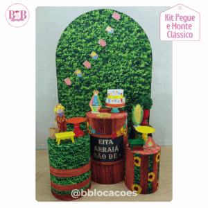 Festa Junina Romano Folhagens - Kit Clássico 1