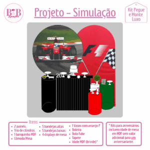 Fórmula 1 Carro - Kit Luxo