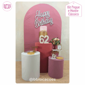 Happy Birthday Rosê - Kit Clássico 1