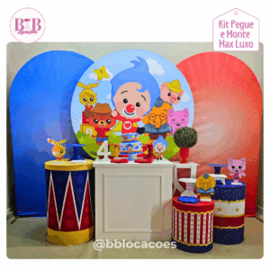 Herói do Coração Palhaço Plim Plim - Kit Max Luxo