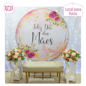 Cenário Feliz Dia das Mães - Kit Cenário