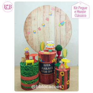 Festa Junina Madeira - Kit Clássico 1