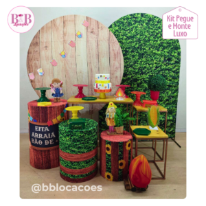 Festa Junina Madeira - Kit Luxo 2