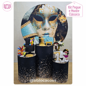 Carnaval Máscara Verde - Kit Clássico 1