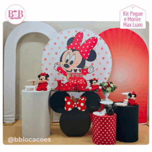 Minnie Baby Vermelha - Kit Max Luxo