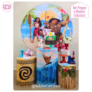 Moana e Maui - Kit Clássico