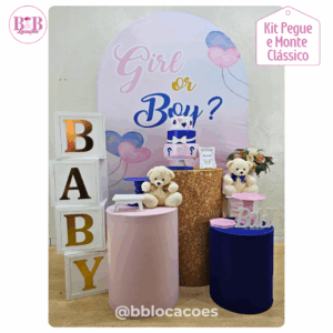 Girl Or Boy? - Kit Clássico + Cubos