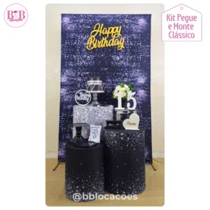 Shimmer Preto - Kit Clássico 1