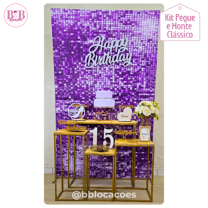 Shimmer Roxo - Kit Bronze 1