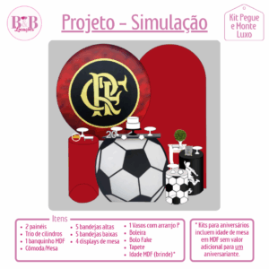 Time Flamengo - Kit Luxo