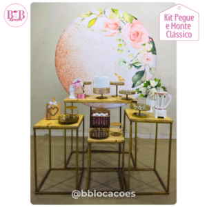 Chá de Cozinha / Chá de Panela – Kit Clássico Mesas Retas